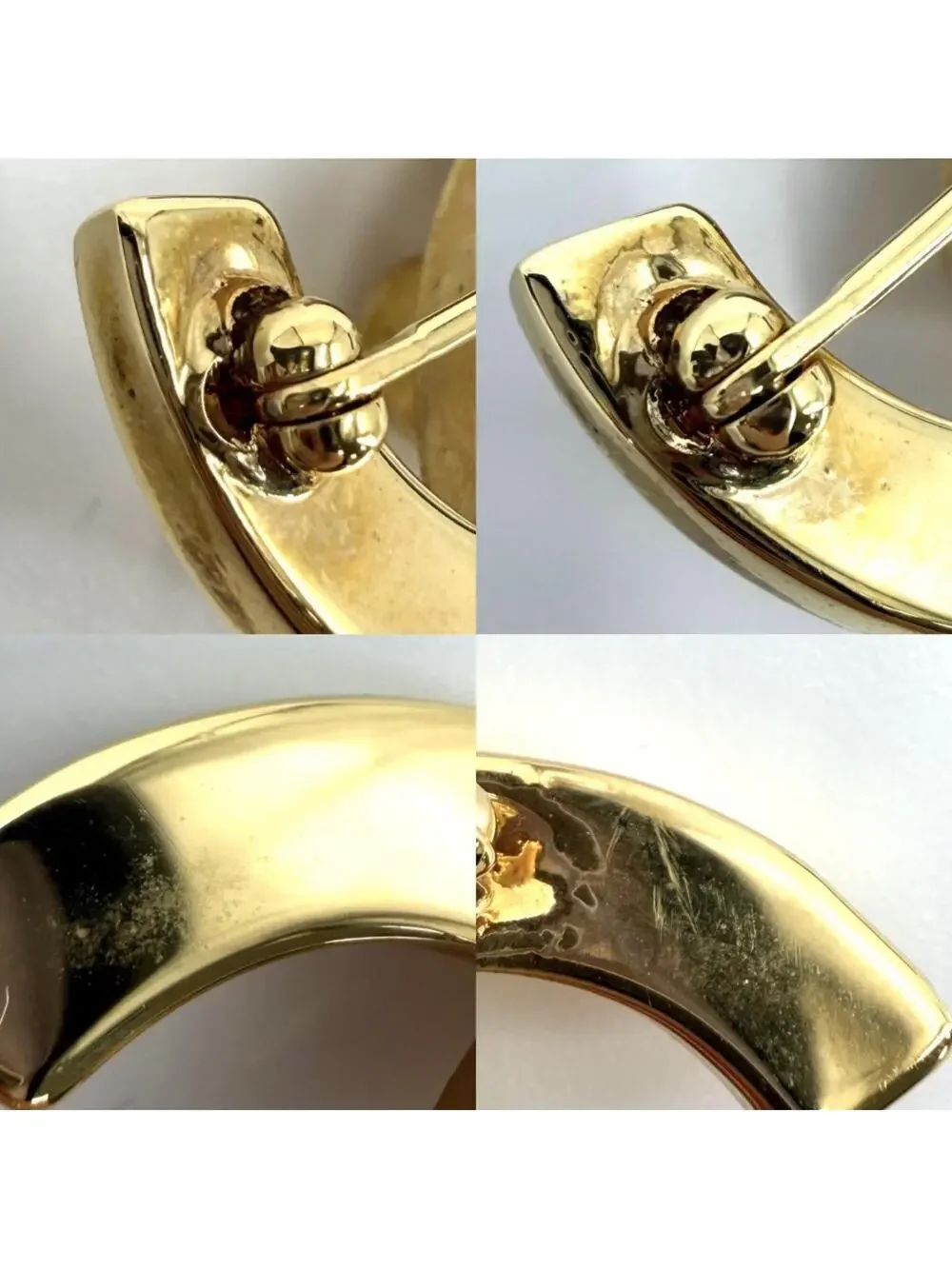 Chanel Cc Logo Turnlock Brooch Metal #343268C11B